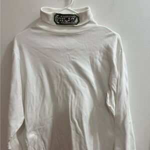 Arctic Cat Genuine Arcticwear White Turtleneck Long Sleeve Shirt Mens Small‎